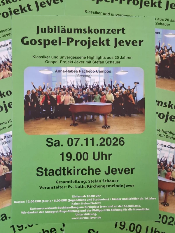 Jubiläumskonzert Gospel-Projekt Jever
